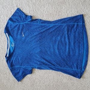 Nike Dri-Fit Top - Blue - Size S